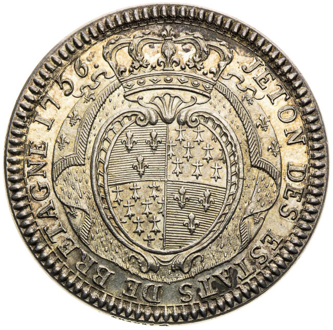 Silver Token 1756 - back