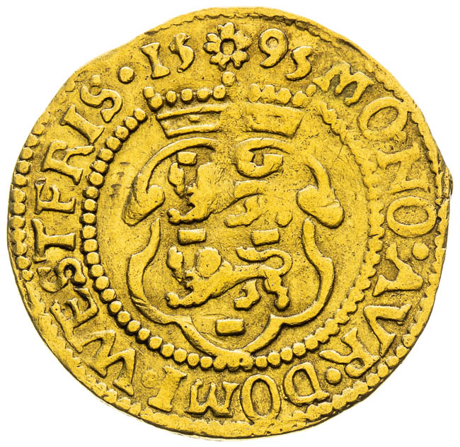 Dukát 1595 - reverz