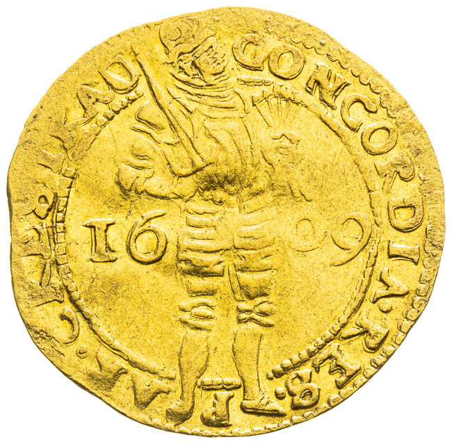Dukát 1609 - reverz