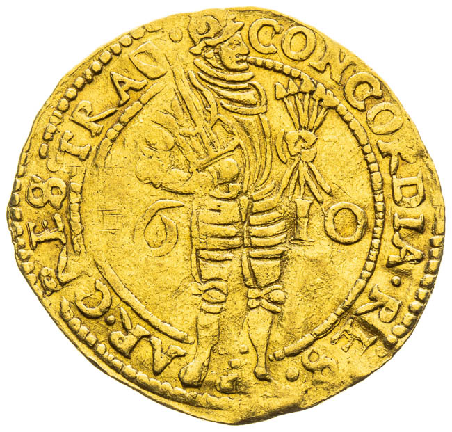 Dukát 1610 - reverz