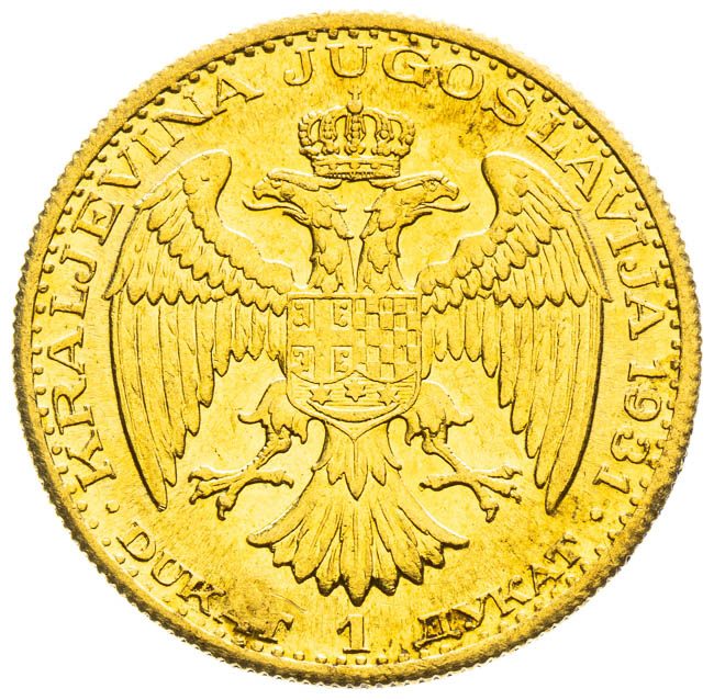 Dukát 1931 - reverz