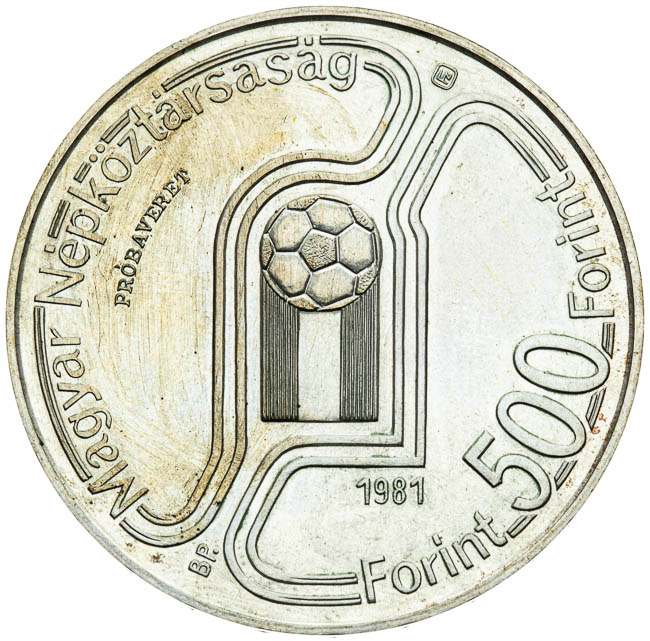 500 Forint 1981 (proba) - back