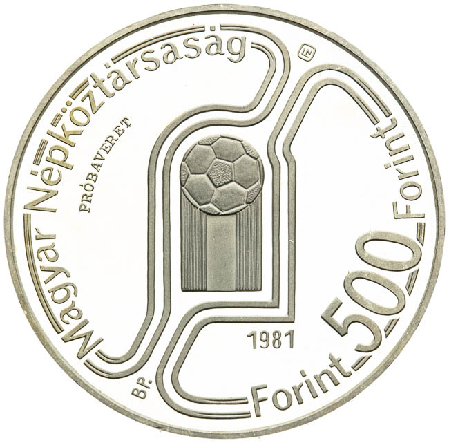 500 Forint 1981 (proba) - back