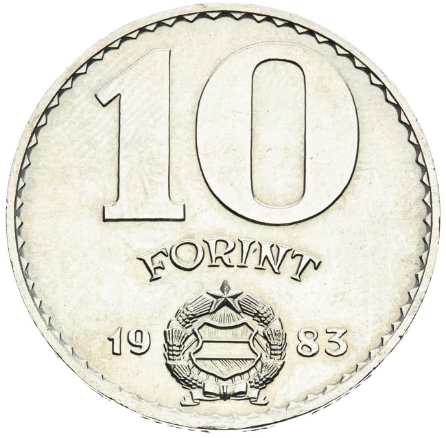 10 Forint 1983 (proba) - back