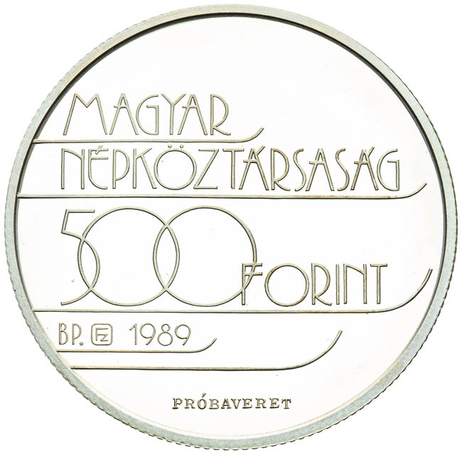 500 Forint 1989 (proba) - reverz