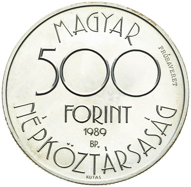500 Forint 1989 (proba) - reverz