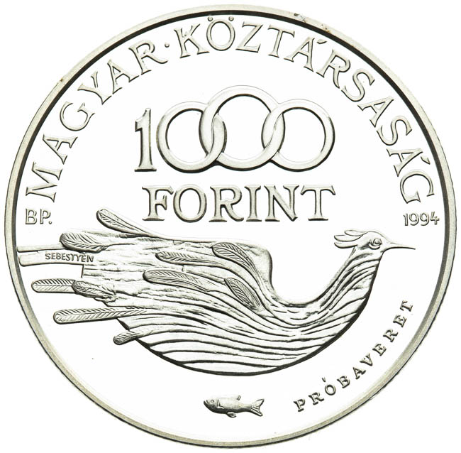 1000 Forint 1994 (proba) - averz