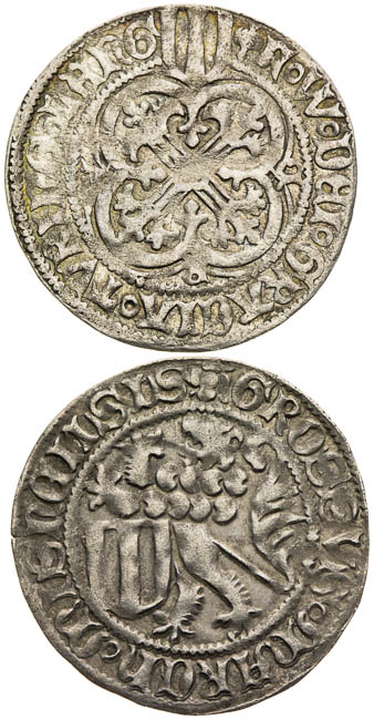 Meissen Groschen (2 pcs) - front