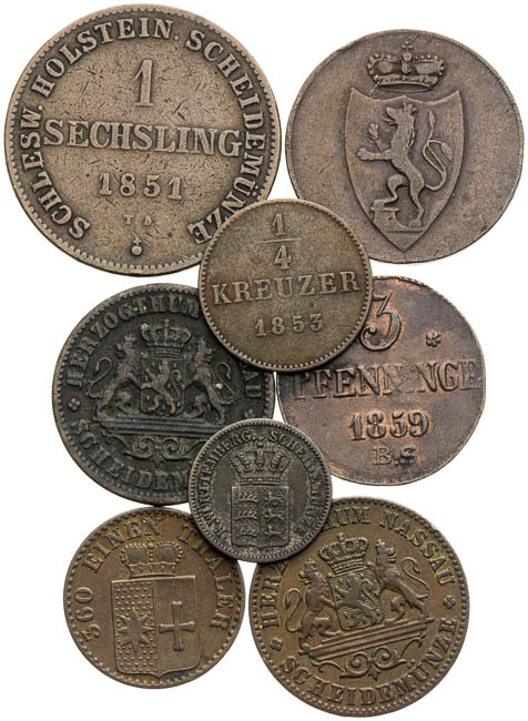 Coins (8 pcs) - front