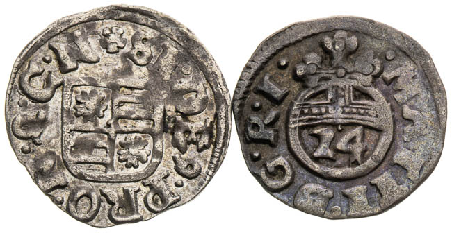 Silver coins (2 pcs) - front