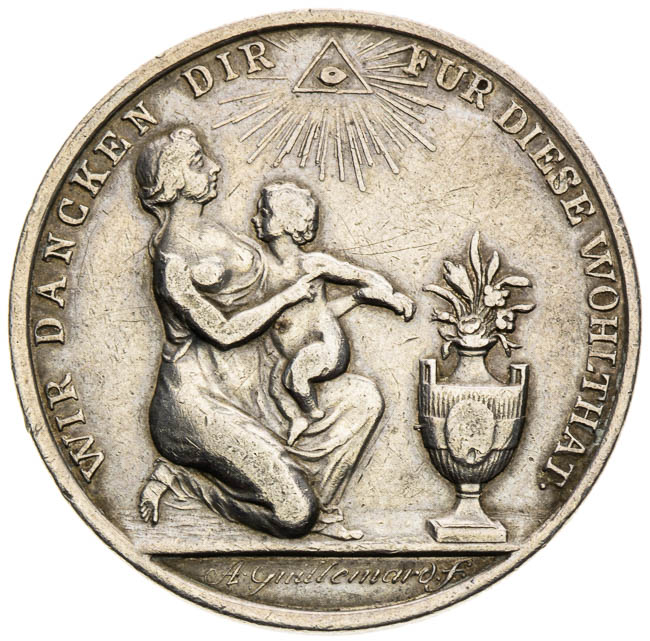 Silver medal 1803 - front
