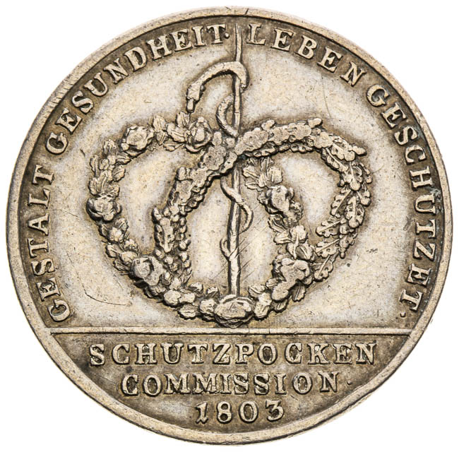 Silver medal 1803 - back
