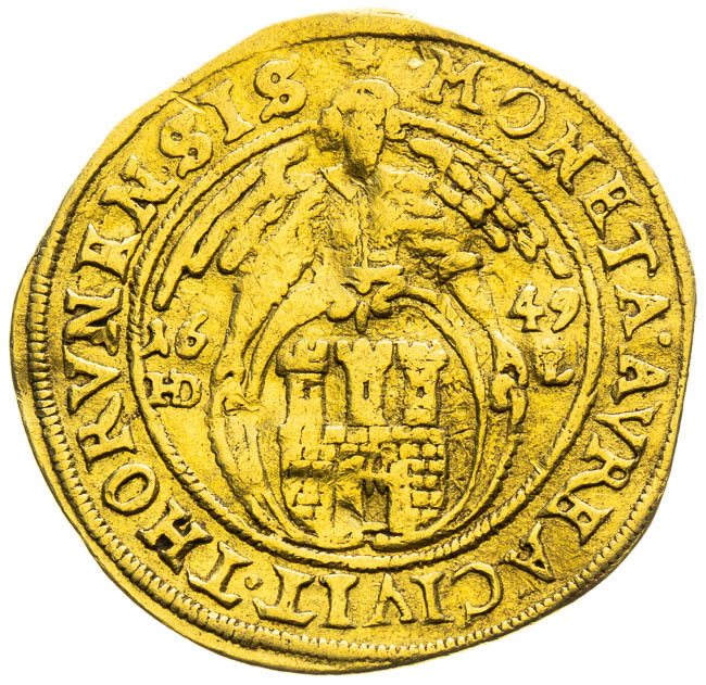 Ducat 1649 - back