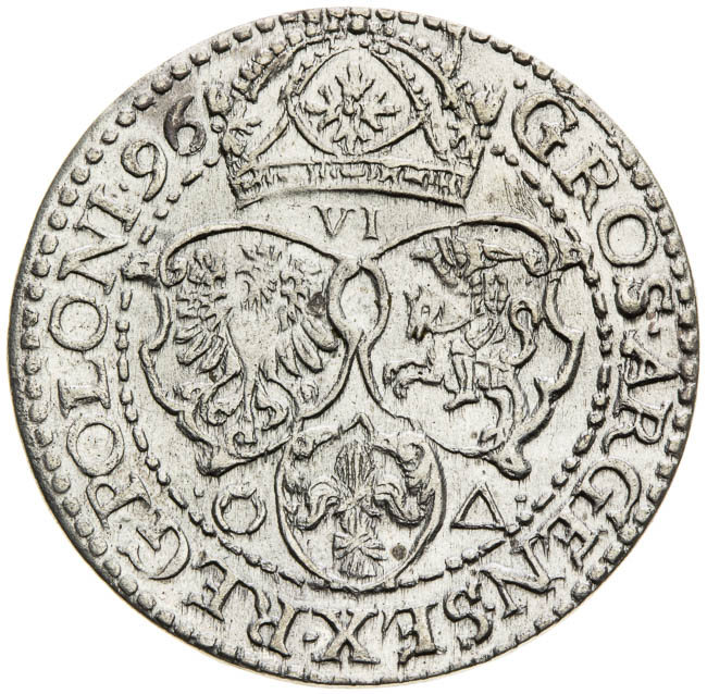 6 Groschen 1596 - back
