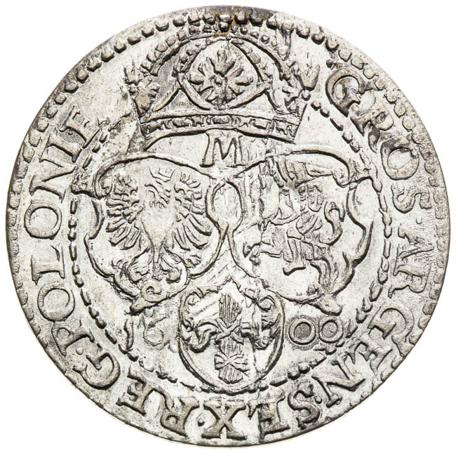 6 Groschen 1600 - back