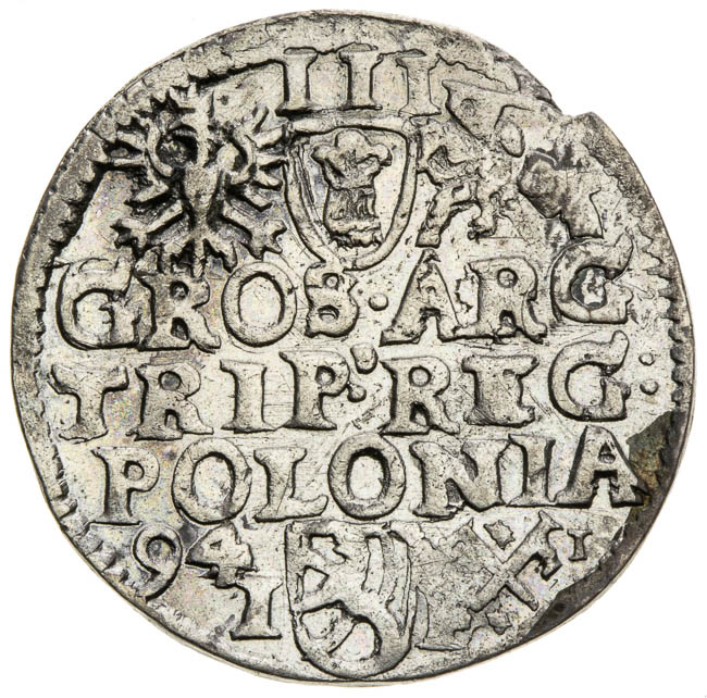 3 Groschen 1594 - back