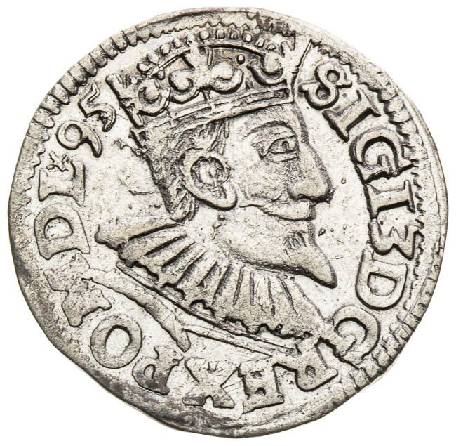 3 Groschen 1595 - front