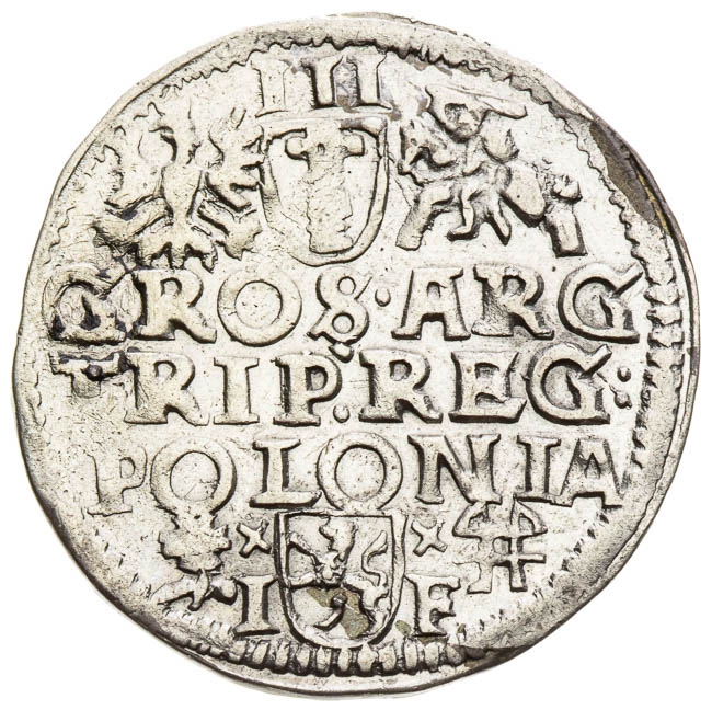 3 Groschen 1595 - back