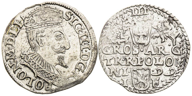 3 Groschen 1595, 1599 (2 pcs) - front