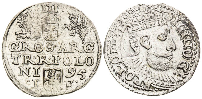 3 Groschen 1595, 1599 (2 pcs) - back