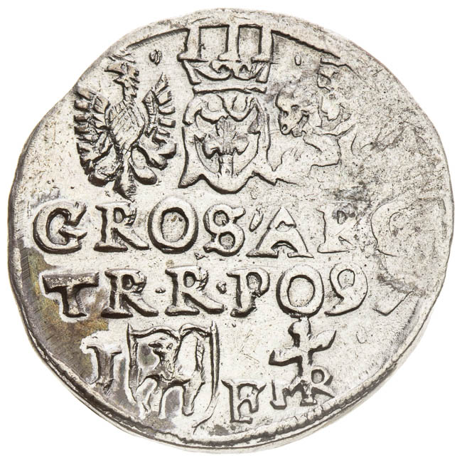 3 Groschen 1597 - back