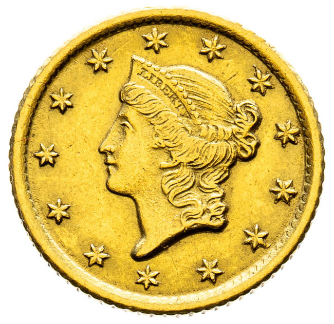 Dolar 1853 - averz