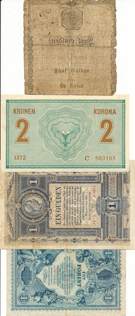 Banknotes (4 pcs) - back