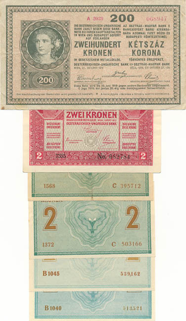 Banknotes (19 pcs) - front