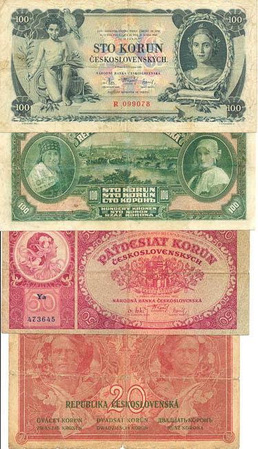 Banknotes (8 pcs) - front