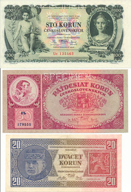 Banknotes (3 pcs) - front