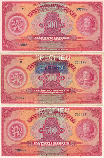 Banknotes (3 pcs) - front