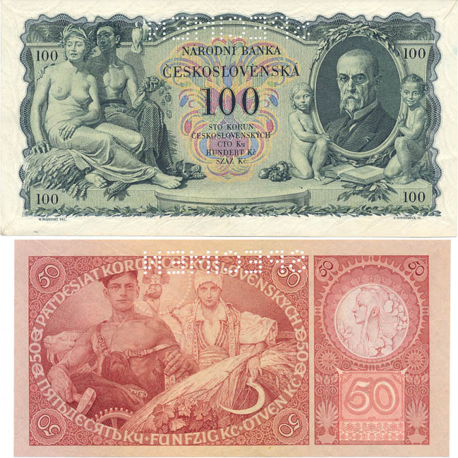 Banknotes (2 pcs) - back