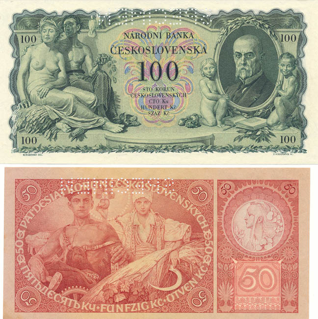 Banknotes (2 pcs) - back