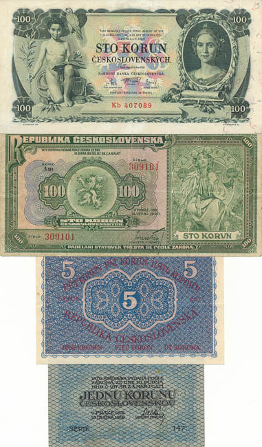Banknotes (4 pcs) - front