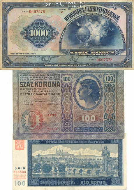 Banknotes (6 pcs) - front