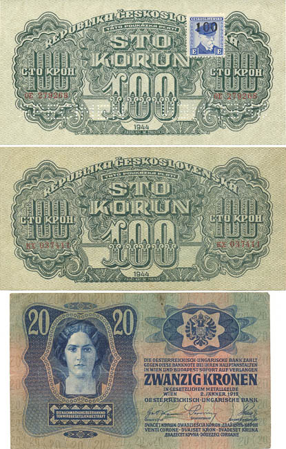 Banknotes (6 pcs) - back
