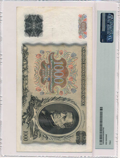 1000 Koruna 1934 K - back