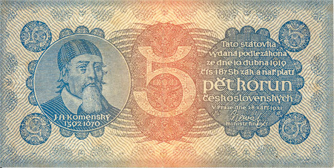 5 Koruna 1921 s. 6 - front