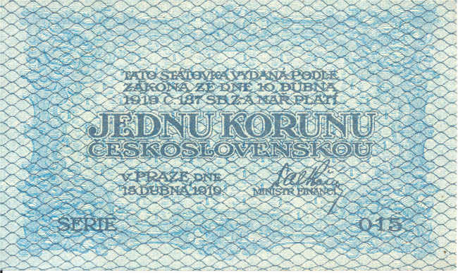 Koruna 1919 s. 015 - front