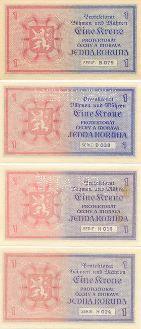 Banknotes (4 pcs) - front