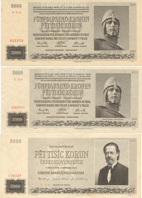 Banknotes (3 pcs) - front