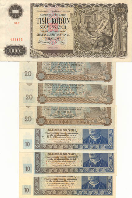 Banknotes (15 pcs) - front