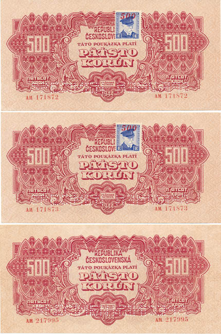 Banknotes (3 pcs) - front