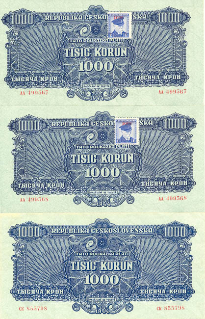 Banknotes (3 pcs) - front