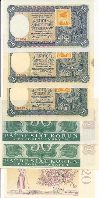 Banknotes (6 pcs) - front