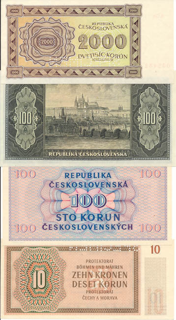 Banknotes (4 pcs) - back