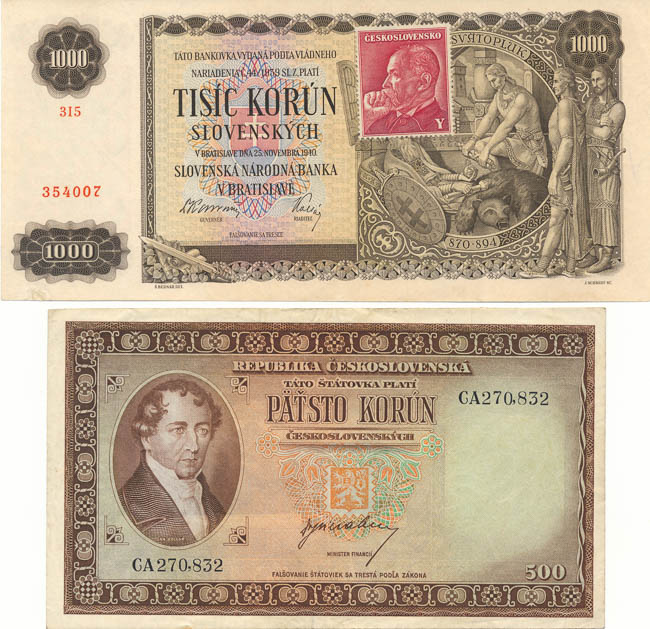 Banknotes (2 pcs) - front