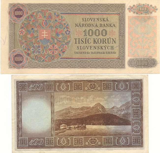 Banknotes (2 pcs) - back