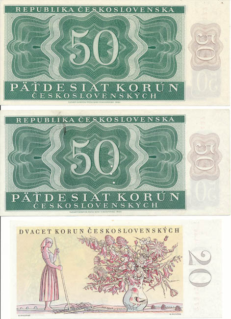 Banknotes (3 pcs) - back