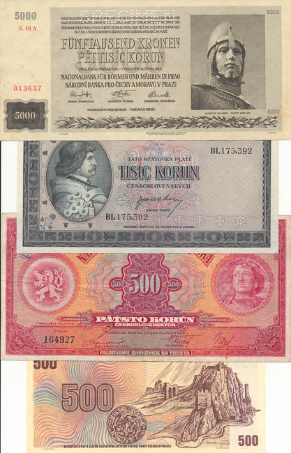 Banknotes (4 pcs) - front